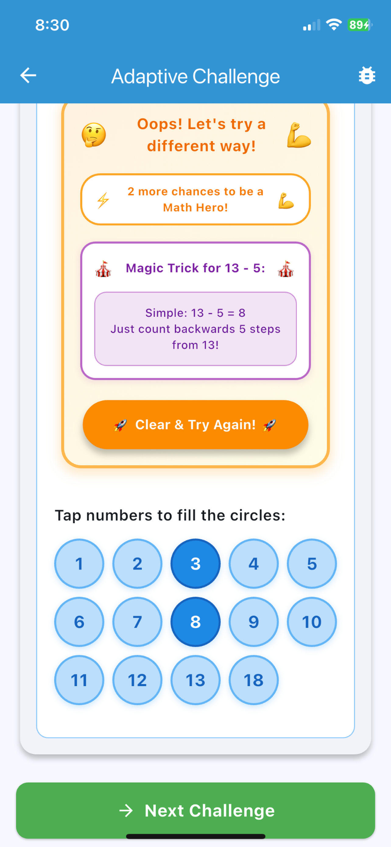 Number Bond Challenge