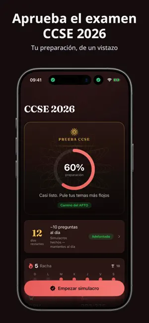 CCSE Examen Nacionalidad 2026 screenshot 1