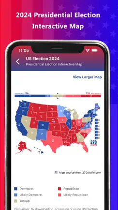 Presidential & US Election App iPhone image 2