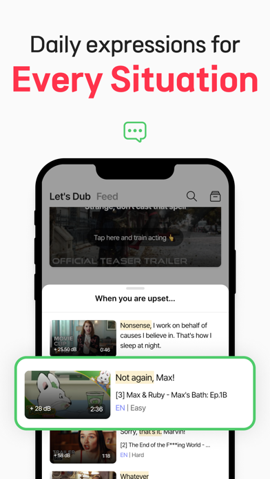 2DUB: Dubbing, Speak, Language Screenshot