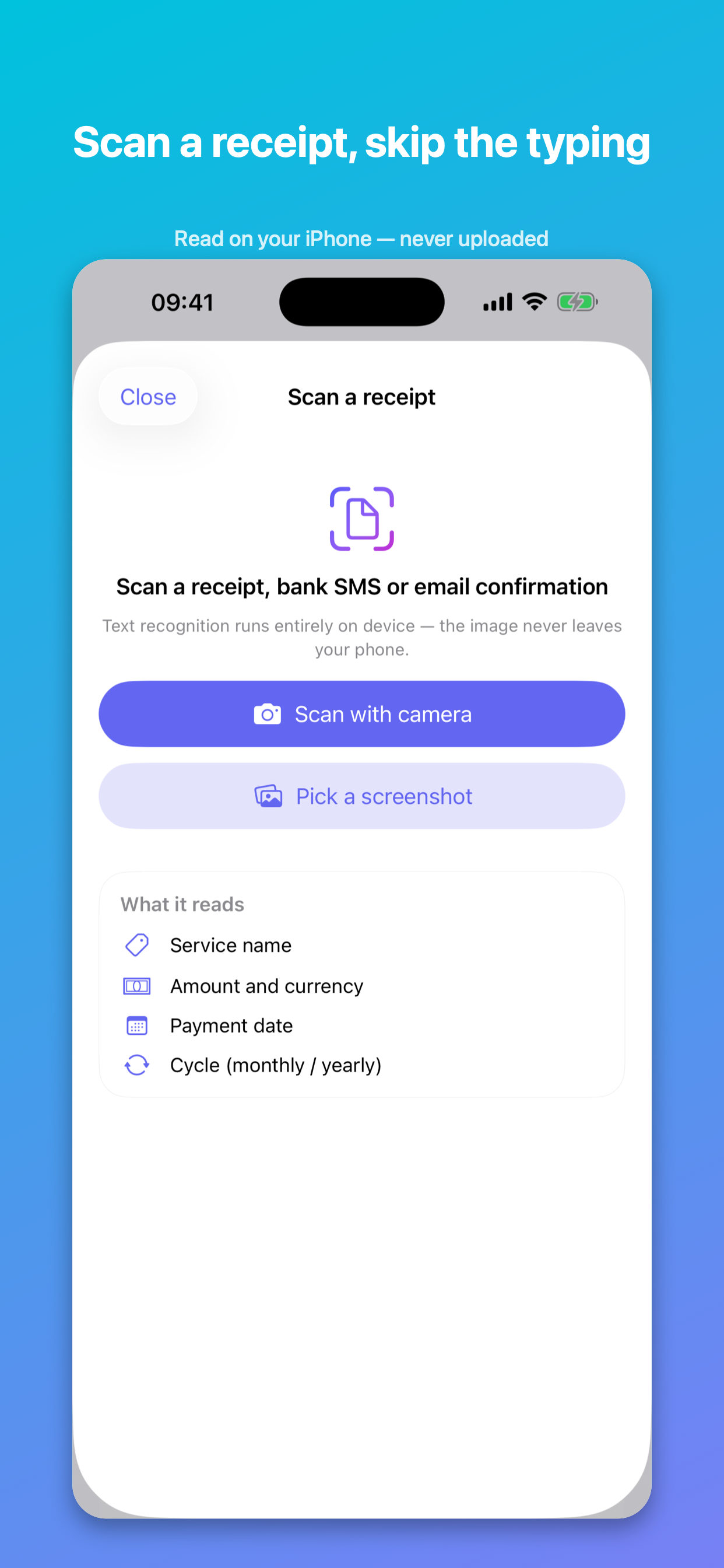 SubFlow: Subscription Tracker screenshot 2