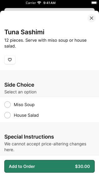 BAITONG Thai To Go iPhone screenshot 4 - Food & Drink app