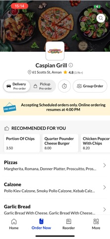 Caspian Grill. Screenshot 2 of 4