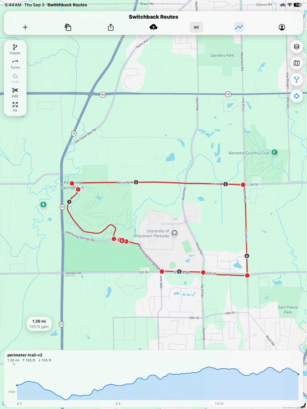 Screenshot 12 of Switchback Routes
