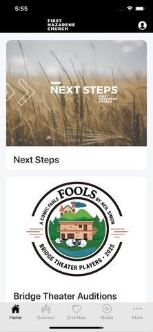 First Nazarene Church iPhone screenshot