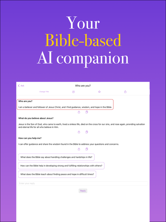 Screenshot #4 pour Bible Ace: AI Bible Study