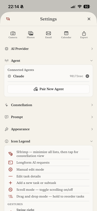 SHrimp - AI Task Manager Screenshot 6 of 6