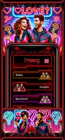 Preezy Couples Games & Quiz iPhone screenshot