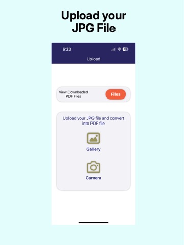 JPG To PDF App iPad screenshot