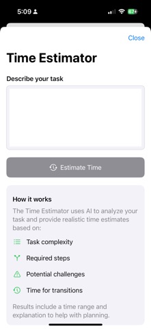 Goblin Tools: Autism Pal To Do iPhone screenshot