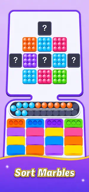 Color Marble Sort: Puzzle Game screenshot 1
