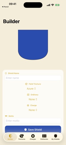 Crest Heraldry Builder iPhone screenshot