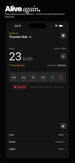 Screenshot von Mooflet auf dem iPhone 1