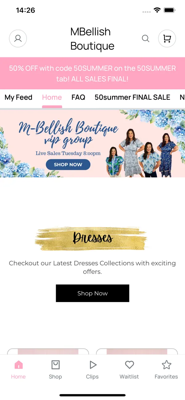 Screenshot #1 pour MBellish Boutique