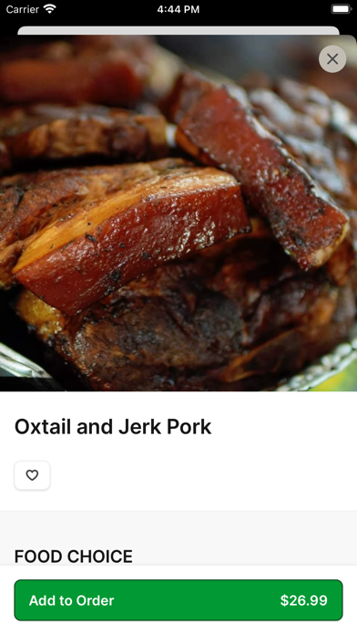 Little Jamaica restaurant iPhone screenshot 4 - Food & Drink app