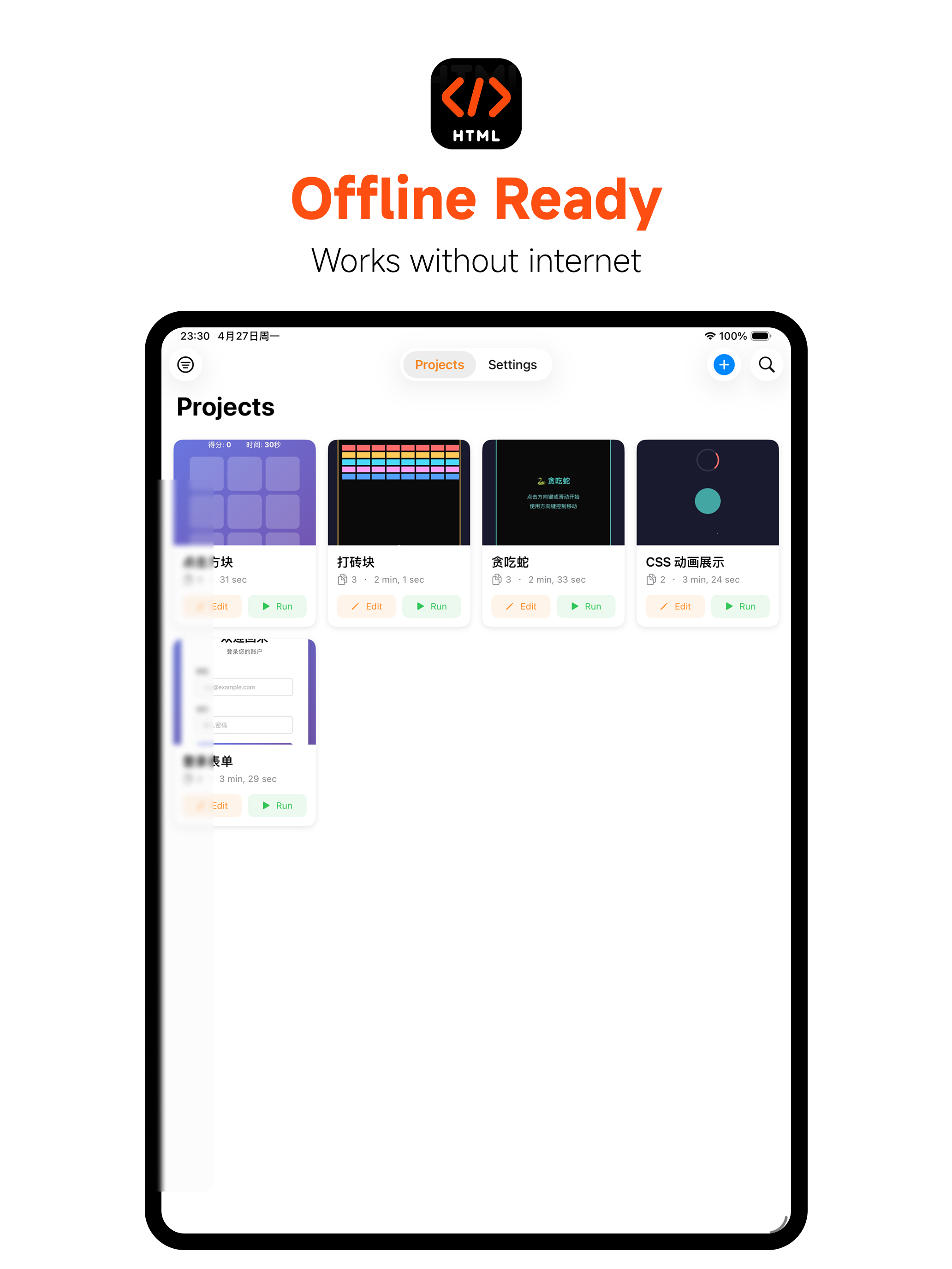 Code Editor – HTML & Preview