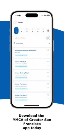 YMCA of Greater San Francisco iPhone screenshot