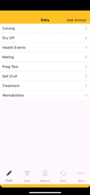 HerdData screenshot 2