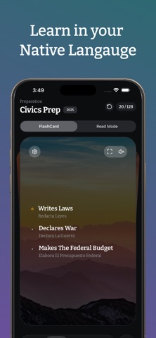 CiviQ: USCIS Citizenship Test Screenshot 7 of 9
