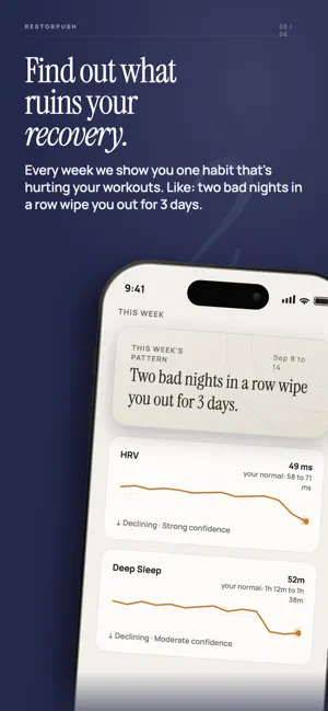 Workout Recovery: RestOrPush screenshot 3