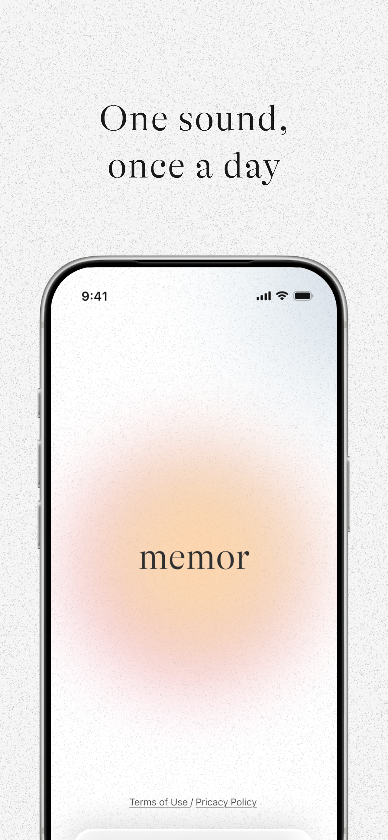 memor : Daily Sound Meditation