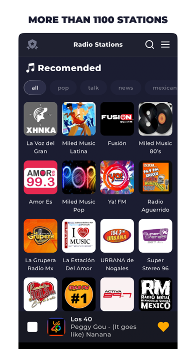 Radio Mexico - Live Screenshot