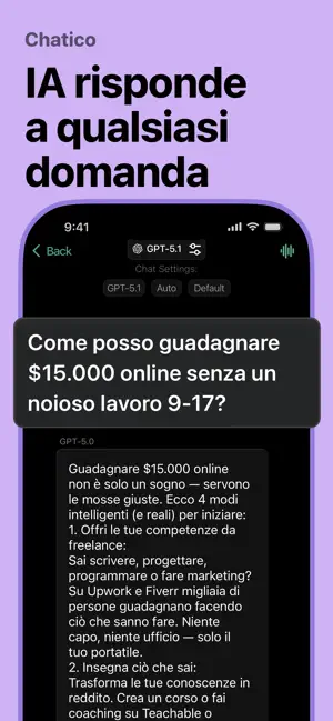 Intelligenza Artificiale - Al iPhone screenshot 2