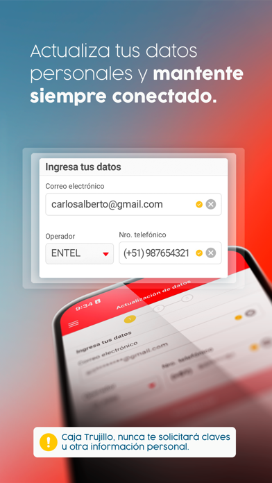 Caja Trujillo Móvil Screenshot