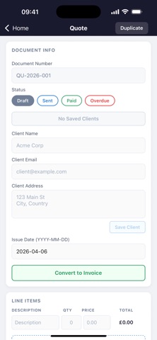 Invoicely - Simple Invoices screenshot
