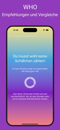 Screenshot von Health Jahresrückblick Wrapped auf dem iPhone 4