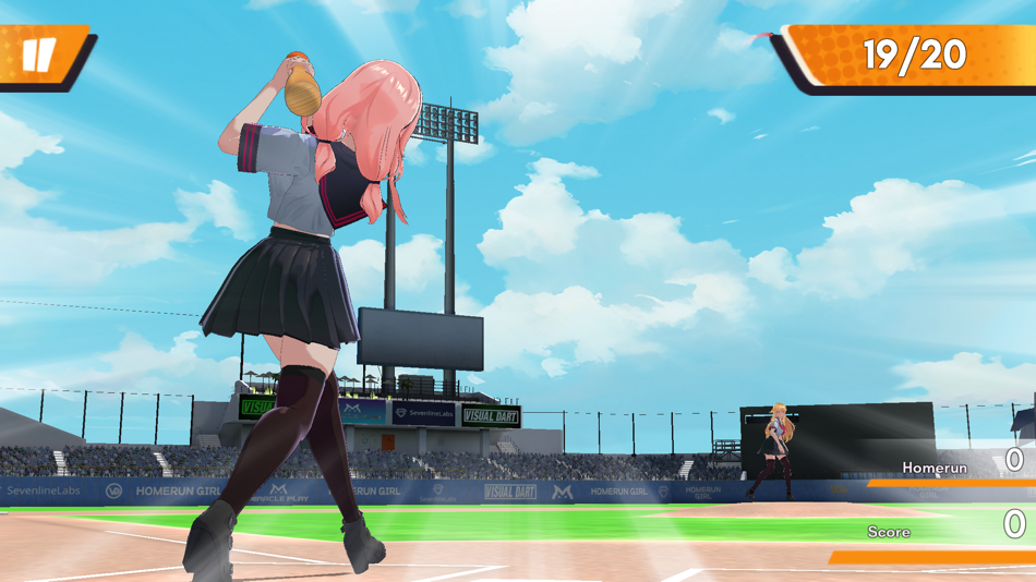 #2. HomeRunGirl (iOS) 由: ketchAp-studio