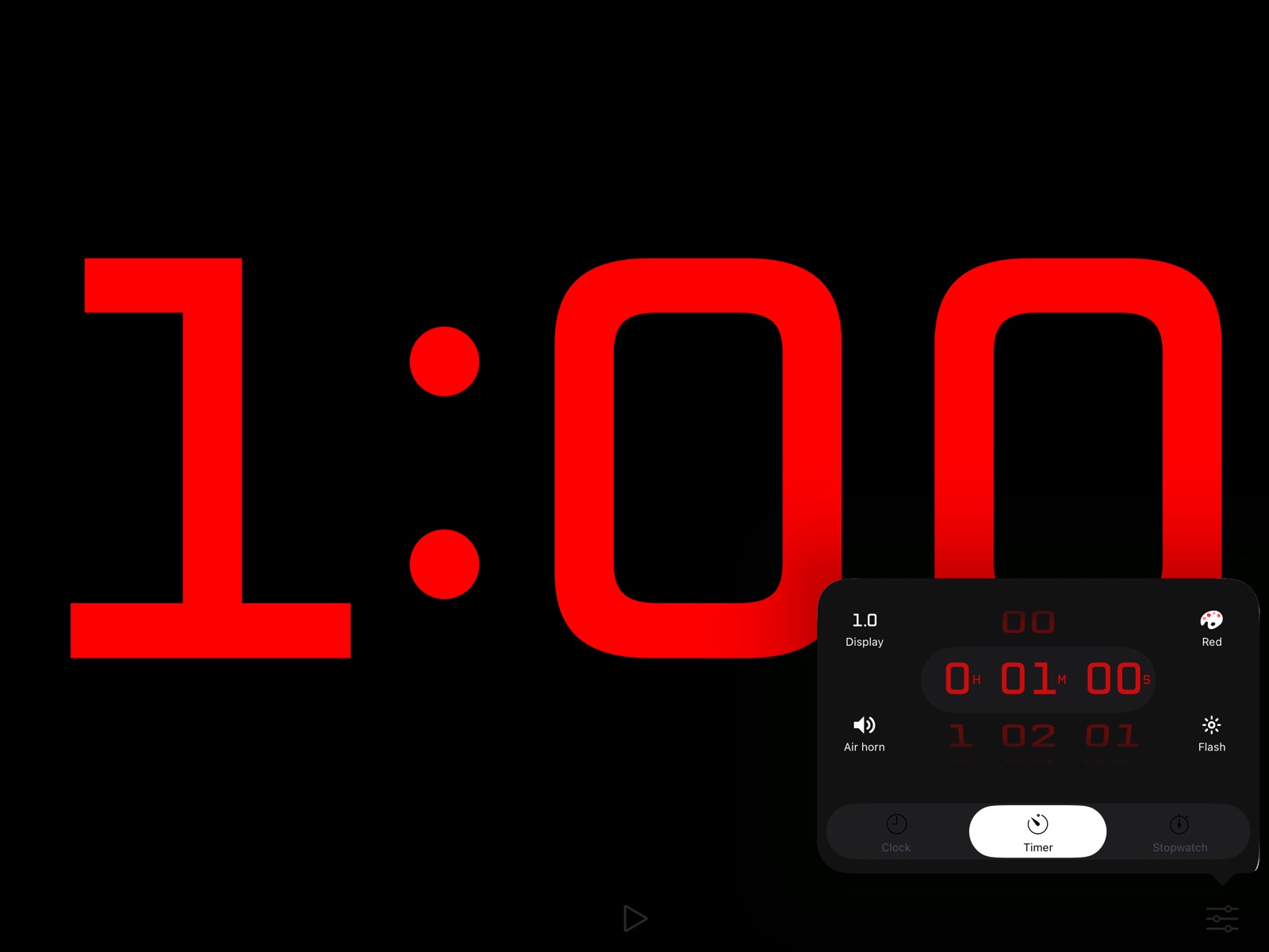 Countdown: Big Timer & Clock ipad screenshot 2