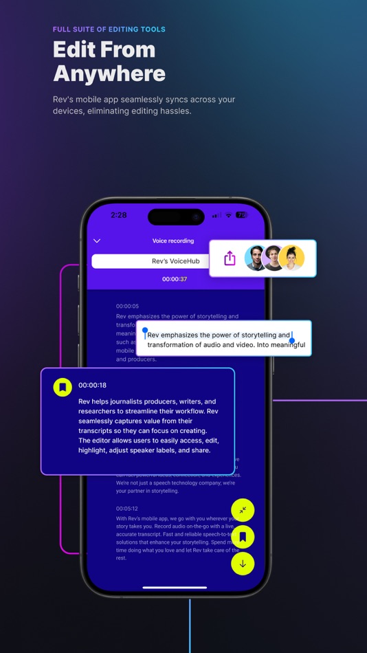 #3. Rev: Record & Transcribe (iOS) 由: Rev