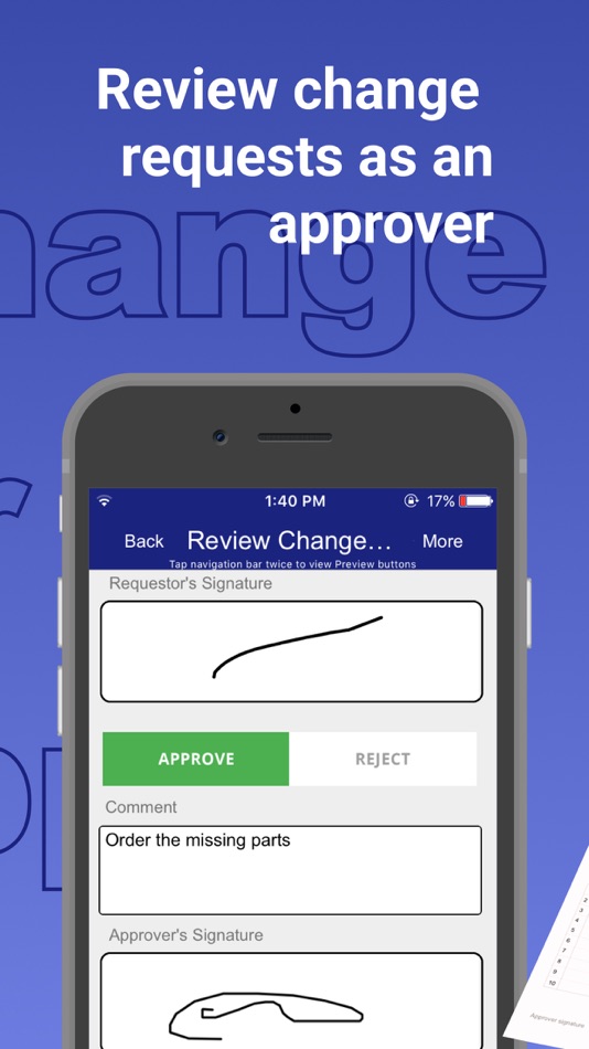 #4. Construction Change Order App (iOS) By: Snappii