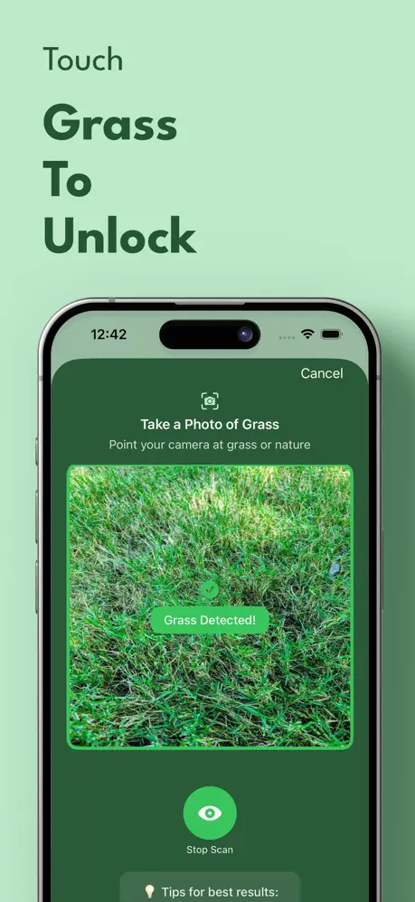 Touch Grass - Digital Detox screenshot