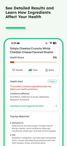 Troofoo - Food Scanner Screenshot 3 of 7