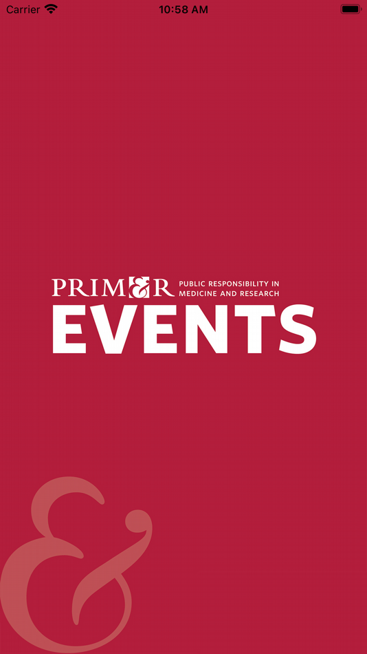 #1. PRIM&R Events (iOS) 由: PRIM&R