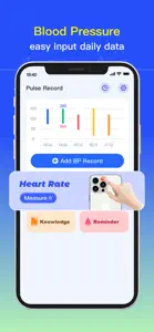 Pulse Record - BP & HR Monitor screenshot #2 for iPhone