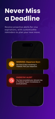 Staywise: Country Days Tracker screenshot