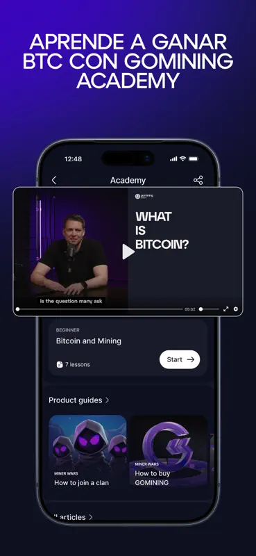 GoMining: BTC Mining & Finance screenshot 5 of 7