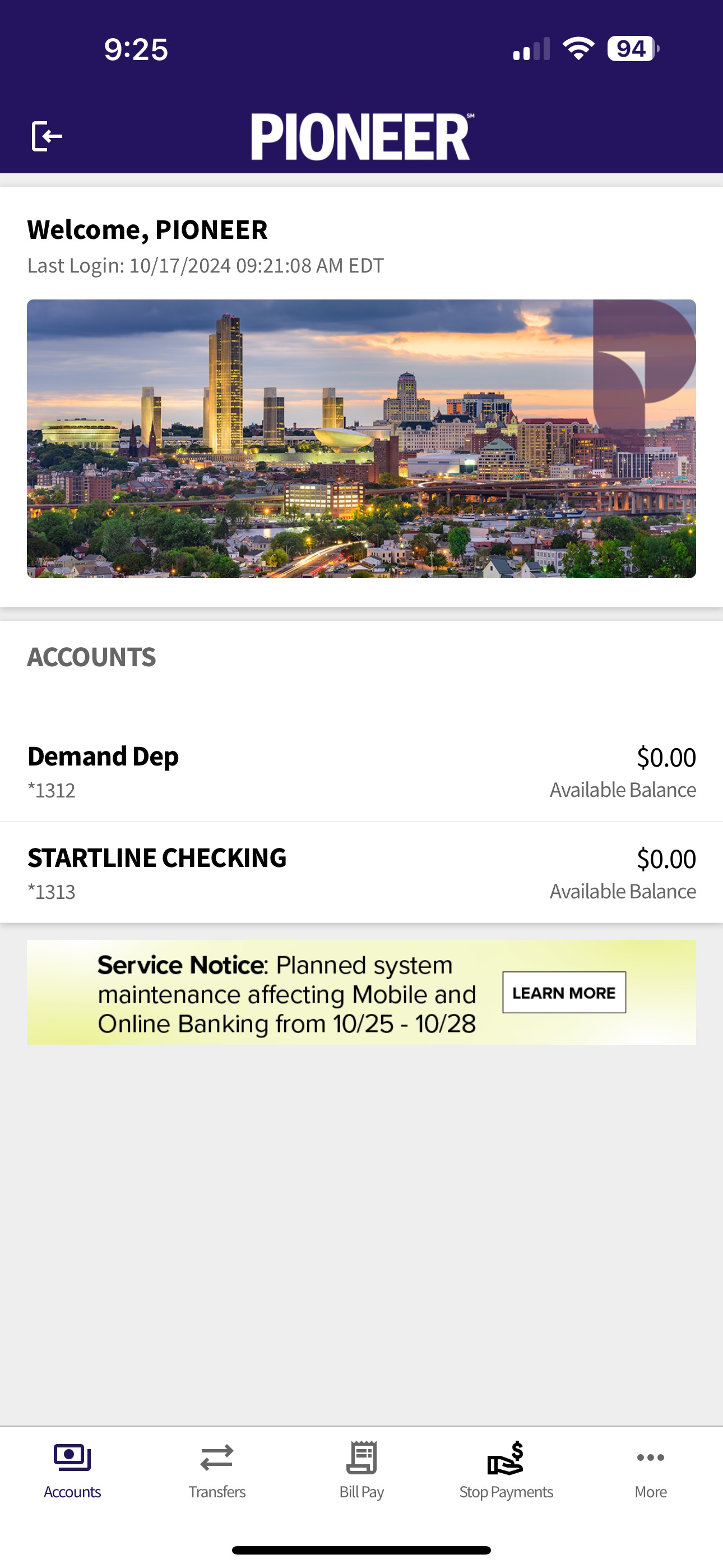 Pioneer-Mobile Banking