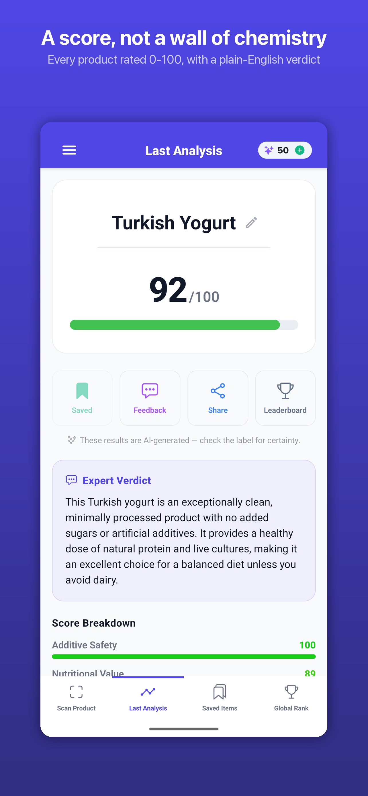 Screenshot 2 of Health Score - AI Scanner