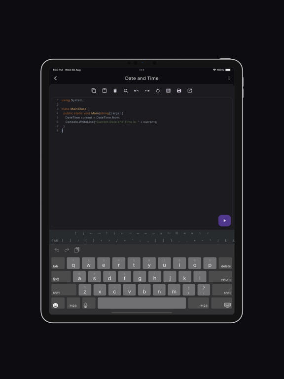 Screenshot #5 pour C# Compiler