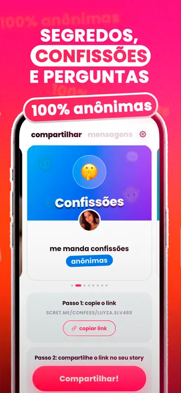 Scret: Perguntas Anônimas screenshot 3 of 5