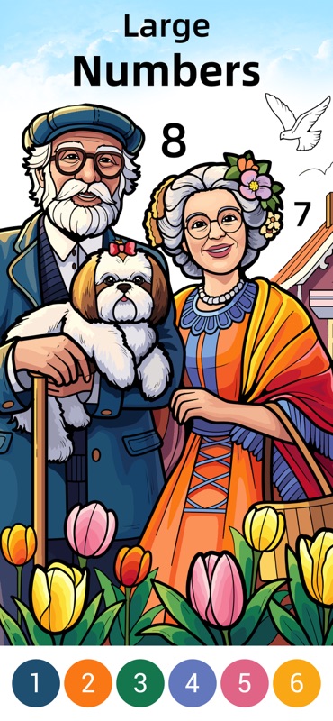 Jolly Color by Numers Game screenshot 3