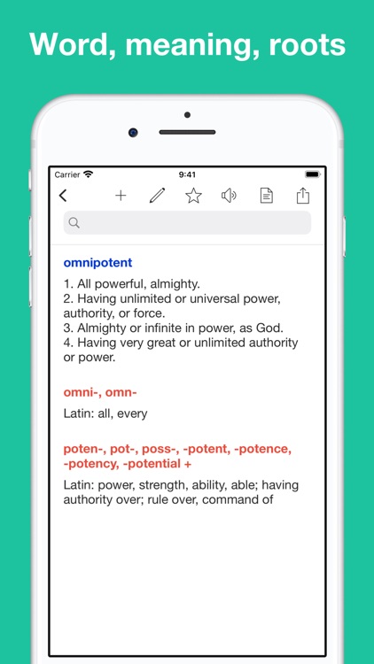 Classical Root Dictionary screenshot-5