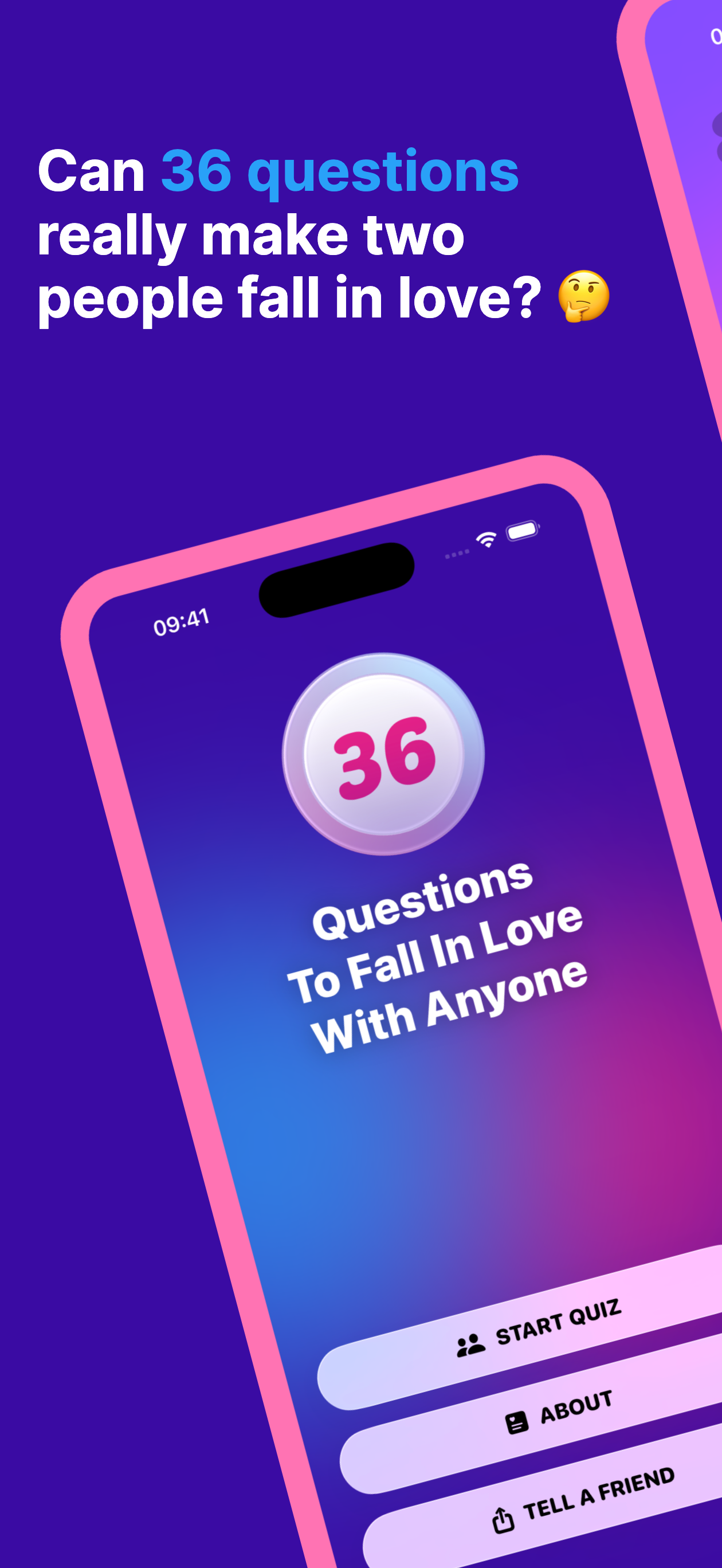 36 Questions To Fall In Love!