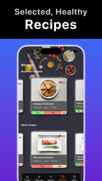 My Food Calorie Counter App Screenshot