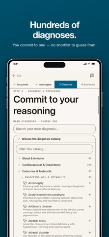 Patient Simulator: Diagnosica iPhone screenshot