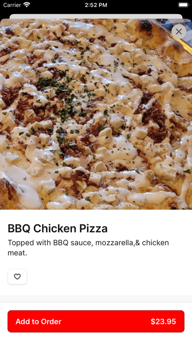 Baci Trattoria & Pizza iPhone screenshot 4 - Food & Drink app